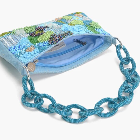 AMERICA AND BEYOND Blue Lagoon Glam Bag - Picture 2 of 3
